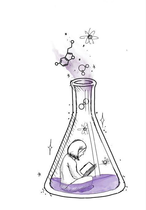 Chemistry Cute Wallpaper, Chemistry Doodle Art, Chemistry Drawing Ideas, Pharmacist Drawing, Chemistry Tattoo Ideas, Chemistry Major, Chemistry Drawing, Science Tattoos, Chemistry Art