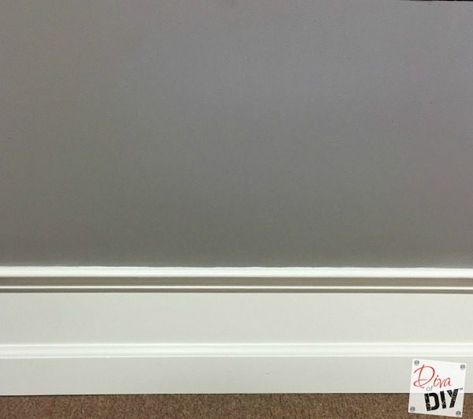 Cheap and easy Home Improvement DIY to add drama to builder grade baseboards by adding trim to your walls and painting the space between them. Cheap And Easy Home Improvements, Spending Plan, Home Improvement Diy, Easy Home Improvement Projects, Modern Modular Homes, Easy Home Improvement, Home Improvement Loans, Builder Grade, Diy Renovation