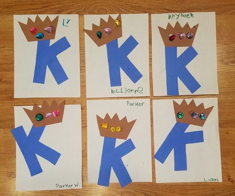 Letter K king craft preschool K For King Craft, Dr King Crafts Preschool, K Preschool Crafts, K Letter Activities For Preschoolers, Letter K Toddler Crafts, King Craft Preschool, Letter K Arts And Crafts For Preschool, Letter K Art Preschool, K Is For King Preschool Craft