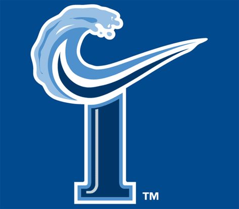 Norfolk Tides Cap Logo (19) - (Home) A blue T formed by a wave on blue Storm Logo, Tide Logo, Cap Logo, Sport Logo Design, Sports Team Logos, Minor League Baseball, Virtual Museum, Sports Logos, Branding Ideas