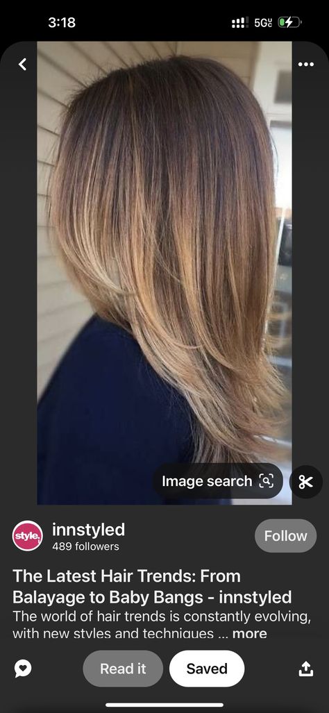 Straight Layered Hair Medium, Cute Haircuts For Women, Layered Hair Medium, Brown Mid Length Hair, Haircuts For Women Medium, Mid Length Straight Hair, Mid Length Haircut, Straight Layered Hair, Brown Ombre Hair