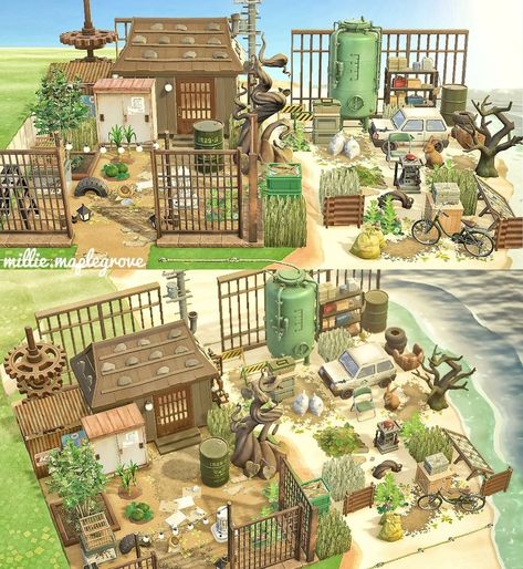 Acnh Junkyard, Acnh Villager House Layout Ideas, Acnl Art, Cottagecore Animal Crossing, Break From Social Media, Happy Wednesday Everyone, Junk Yard, Animal Crossing Guide, Animal Crossing Wild World