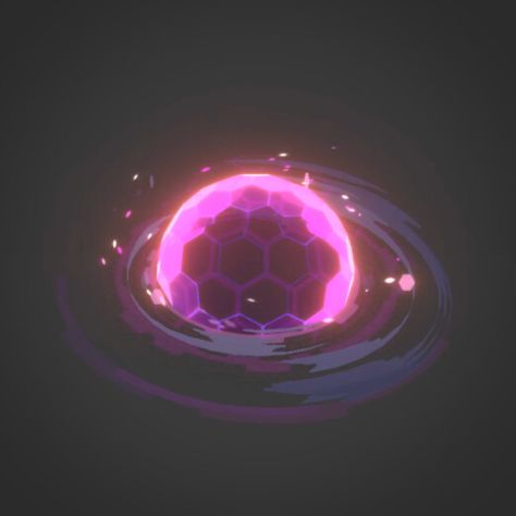 Shield VFX, Théo DROULEZ (zelud) on ArtStation at https://www.artstation.com/artwork/0XrdNK Vfx Design, Drawing Advice, Light Shield, Game Effect, Dnd Stuff, New Retro Wave, Magic Aesthetic, Magic Powers, Game Engine