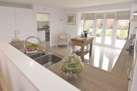 Layton Kitchen David Wilson Homes, David Wilson, Pastel Kitchen, New Houses, House Extension Design, House Extension, Kitchen Utilities, Kitchen Extension, Kitchen Plans