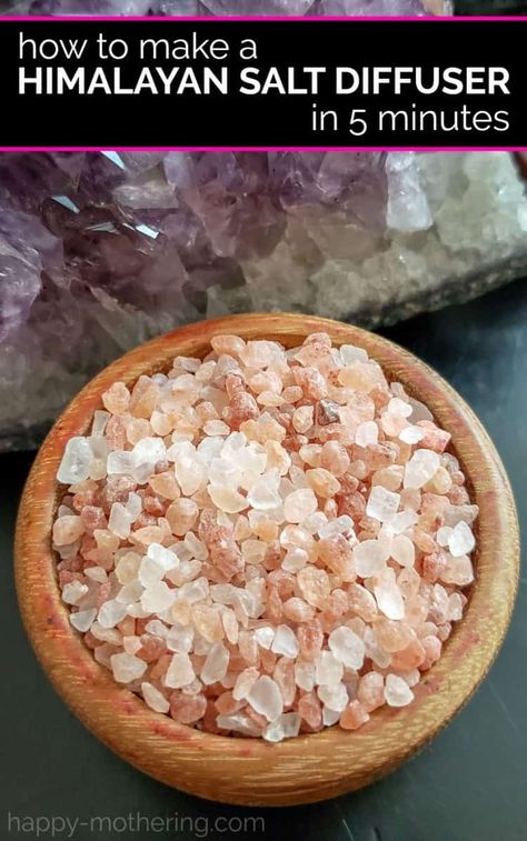 Salt Diffuser, Homemade Diffuser, Bath Salts Recipe, Essential Oil Combinations, Diy Aromatherapy, Aromatherapy Benefits, No Salt Recipes, Himalayan Salt Lamp, Essential Oil Diffuser Blends