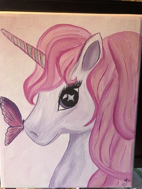 Unicorn Painting Canvas, Wall Drawing Ideas, Expressive Drawing, Unicorn Canvas, Project Theme, Unicorn Painting, Unicorn Drawing, Unicorn Wall Art, Canvas Drawing