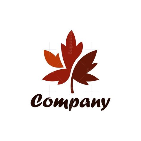 Autumn maple leaf logo containing maple leaf illustration that split to three pieces for describe the fall season Autumn Logo Design, Maple Leaf Logo Design, Fall Logo Design, Maple Illustration, Maple Leaf Illustration, Maple Logo, Maple Leaf Art, Maple Leaf Logo, Leaves Logo