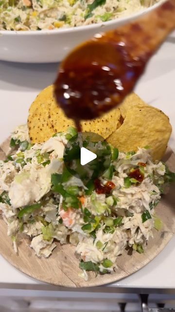 Jenny Martinez on Instagram: "Mexican Chicken Salad 

If you are Mexican I’m sure you have tried this salad!! Either your mom, grandma and tia or on a Mexican party that you’ve been invited too!!! Many gave their special way to make this salad. I personally don’t like pickled jalapeño from a can so I don’t add it but you can definitely add it to yours. List and enjoy!!!! Soooo Goooddddd!!! 
#mexican #chicken #salad #reels" Salad Reels, Mexican Chicken Salad Recipe, Mexican Chicken Salad, Salmon Casserole, Mexican Style Chicken, Jenny Martinez, Mexican Chicken Salads, Mexican Salad, Healthy Chicken Salad Recipe