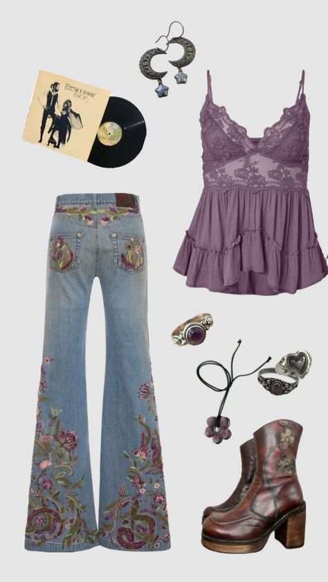 70s Inspired Fashion, Earthy Outfits, Swaggy Outfits, Hippie Outfits, Estilo Boho, Lookbook Outfits, Dream Clothes, 70s Fashion, Retro Outfits