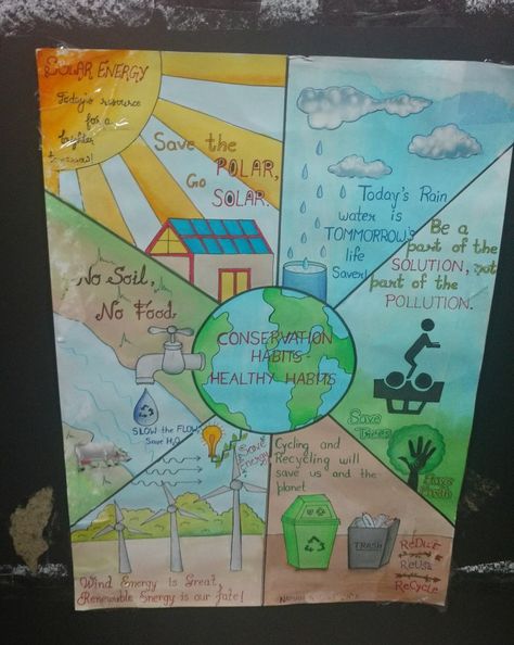 Save Energy Poster, Save Earth Posters, Save Earth Drawing, Conservation Of Energy, Save Water Poster Drawing, Earth Day Drawing, Science Anchor Charts, Earth Day Posters, Planet Drawing