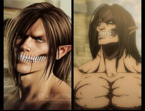 Eren Jaeger Inside Titan, Eren Jaeger Realistic, Attack Titan, Desired Reality, Titan Anime, Eren Jaeger, Attack On Titan Anime, Attack On Titan, Real Life