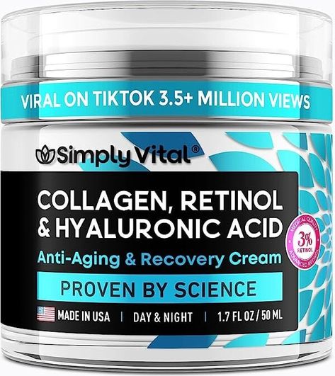 Retinol Face Cream, Collagen Moisturizer, Hyaluronic Acid Cream, Anti Aging Neck, Night Face Cream, Retinol Moisturizer, Collagen Cream, Anti Aging Face Cream, Anti Aging Facial