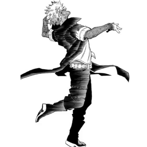 Dabi Dance Manga, Dabi White Outfit, Dabi's Dance, Dancing Sketch, Manga Mha, Dabi Mha, Running Drawing, Afro Samurai, Juuzou Suzuya