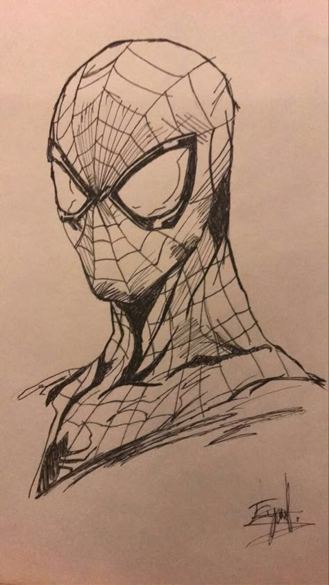 Spiderman Art Sketch, Spiderman Art, Things To Draw, Book Art Drawings, Sketchbook Art, Art Sketch, Sketchbook Art Inspiration, Drawing Inspo, Art Sketches