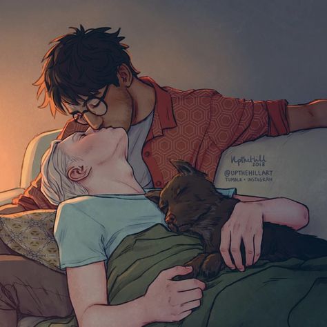 Drarry Fanart, Harry Draco, Gay Harry Potter, Desenhos Harry Potter, Images Harry Potter, Harry Potter Artwork, Harry Potter Ships, Harry Potter Headcannons, Harry Potter Fanfiction