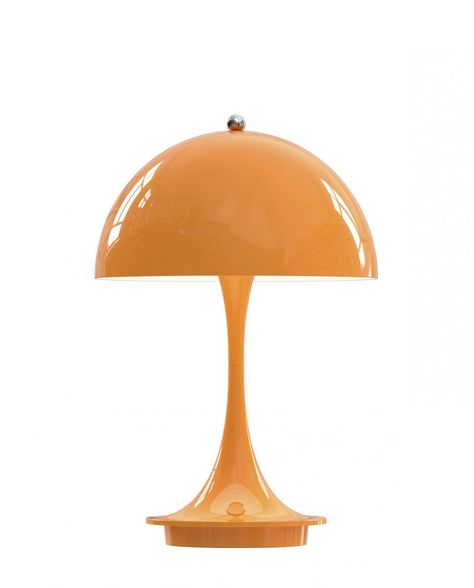 Tischleuchte Panthella Metal portable orange von Louis Poulsen kaufen Louis Poulsen, Novelty Lamp, Table Lamp, Led, Living Room, Lighting, Orange, Home Decor, Home Décor