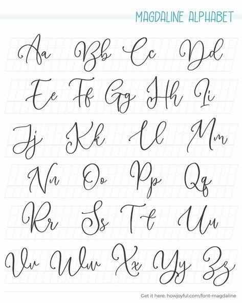 Calligraphy Fonts Alphabet, Fonts Handwriting Alphabet, Hand Lettering Worksheet, Lettering Styles Alphabet, Lettering Guide, Hand Lettering Practice, Hand Lettering Art, Hand Lettering Fonts, Hand Lettering Alphabet