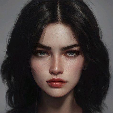 Story Script, Character Inspiration Girl, Digital Portrait Art, Face Characters, Face Photography, Model Face, Real Girls, Pose Reference Photo, Digital Art Girl