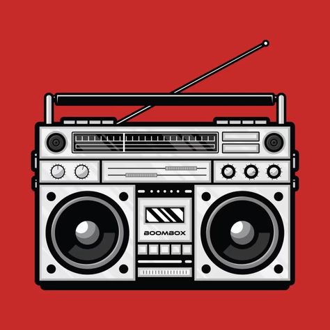 Boombox - Boombox - T-Shirt | TeePublic Boombox Drawing, Boombox Art, Awsome Pictures, Medium Blog, Cult Movies, Urban Legends, Mini Drawings, Cassette Tapes, True Religion