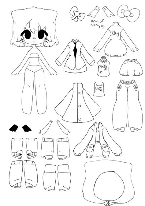 Charming Paper Doll Templates for DIY Craft Projects Paper Doll Aesthetic, Paper Dolls Printable Free, Printable Paper Toys Templates, Paper Doll Craft, Paper Doll Printable, Free Printable Paper Dolls, Paper Doll Printable Templates, Printable Paper Dolls, Free Printable Crafts