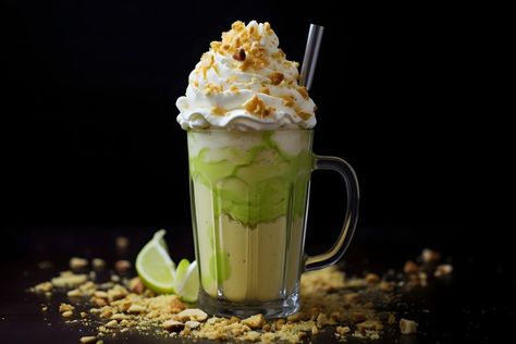 Indulge in a sweet, creamy Pistachio Paradise Milkshake that is nutty, rich, and downright decadent. This thick, frosty treat is satisfying and delicious, with its smooth and flavorful blend. #PistachioParadiseMilkshake #CreamyIndulgence #NuttyFlavor #DecadentTreat #SweetMilkshake Pistachio Milkshake, Pistachio, Paradise