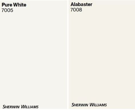 PURE WHITE vs. THE 10 BEST SHADES OF WHITE (Alabaster, Extra White, & More) - Kylie M Interiors Snowbound Vs Alabaster, Sherwin Williams Pure White, Pure White Sherwin Williams, Benjamin Moore Cloud White, Kylie M Interiors, Sherwin Williams Extra White, Sherwin Williams Alabaster, White Paint Color, White Heron