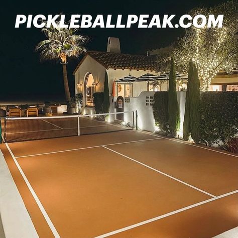 WHAT DO YOU THINK OF THIS COLOR PICKLEBALL COURT? #PICKLEBALL #PICKLEBALLCOURT Pickleball Rules, Santa Barbara House, Random Text, 4 Season Room, Italy Villa, 2023 Number, Pickleball Court, Paddle Sports, Sport Court