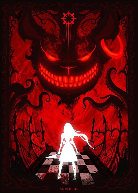 Cheshire Art, Alice Asylum, American Mcgee, American Mcgee’s Alice, Alice In Wonderland Artwork, Dark Alice In Wonderland, Alice In Wonderland Drawings, Wonderland Artwork, Madness Returns