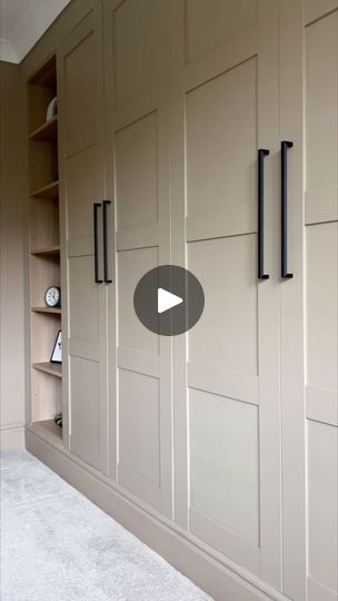 138K views · 4.7K reactions | 3 @ikeauk Pax hacks in our home   • master bedroom built ins with forsand doors, handles from @plankhardware   • laundry room, please see utility highlight for more info on how we added strength to this unit. Handles from @hendelandhendel   •boys bedroom with open shelving, painted in @lick beige 02. Handles from @hendelandhendel   #ikea #ikeadiyhack #ikeahack #ikeapax #ikeapaxhack #ikeadiy #homediy #homediyproject | Kerry Kellett | bynxmusic · Birds of a Feather x I Remember BYNX Edit Built In Cabinet Design Bedroom, Ikea Pax Utility Room, Boys Room Ideas Aesthetic, Ikea Forsand Door Hack, Brimes Ikea Wardrobe Hack, Ikea Pax Laundry, Pax Ikea Ideas, Ikea Built In Wardrobes, Ikea Bedroom Design