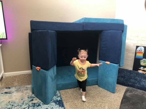 Two Nugget Fort Ideas, Nugget Fort Ideas, Nugget Playroom, Nugget Fort, Nugget Creations, Nugget Configurations, Nugget Builds, Nugget Ideas, Fort Ideas