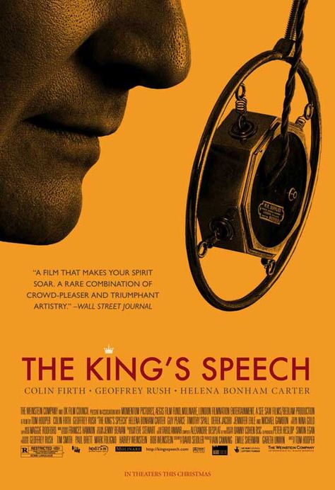 The King's Speech 27x40 Movie Poster (2010) The Young Victoria, Michael Gambon, King's Speech, Beau Film, Ingmar Bergman, Movies Worth Watching, Septième Art, Ralph Fiennes, Judi Dench