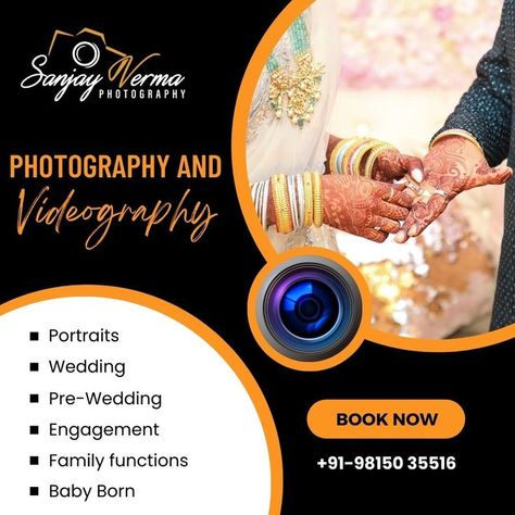 Allows you to enter details about your special day, your budget, location and style for your Wedding Photography. Bookings open queries 📞 +91- 98150 35516📸 Wedding Photography Logo Ideas, Rakhi Wallpaper, Photography Name Logo, Gym Icon, Wedding Photography Logo, Beauty Salon Posters, Royal Marriage, Anand Karaj, Banner Material