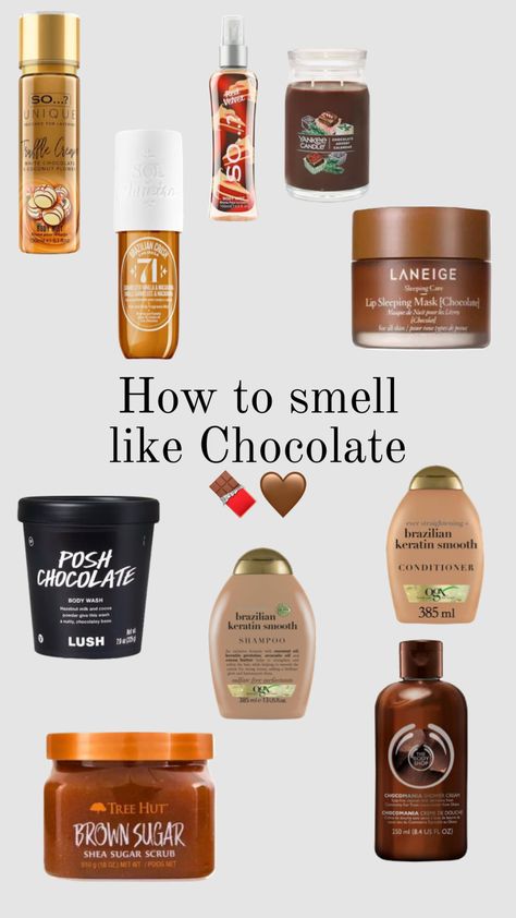 It’s not good but oh well #chocolate How To Smell Like Hot Chocolate, Chocolate Scented Shower Routine, Chocolate Scented Products, How To Smell Like Cocoa, Chocolate Body Care, Chocolate Body Wash, How To Smell Like Chocolate All Day, How To Smell Like Brown Sugar, Chocolate Smelling Products