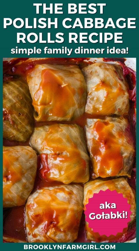 Polish Cabbage Rolls, Best Cabbage Rolls Recipe, Polish Cabbage, Polish Stuffed Cabbage, Best Cabbage Recipe, Easy Stuffed Cabbage, Sweet And Sour Cabbage, Sour Cabbage, Cabbage Casserole Recipes