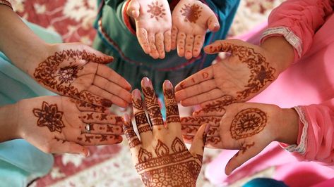 Population Of India, Sheer Khurma, Islamic Celebrations, Muslim Festivals, Moroccan Dress, Indian Culture, Tory Burch Miller Sandal, The Culture, Henna