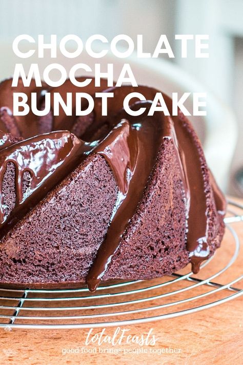 Mocha Bundt Cake, Coffee Cake Loaf, Boozy Chocolate, Bundt Cake Recipe, Chocolate Mocha, Afternoon Coffee, Bundt Cakes Recipes, Ice Cream Cake, Frosting Recipes