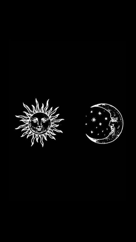 Moon And Sun Matching Wallpaper, Sun And Moon Wallpaper Matching, Glam Wallpaper, Wallpaper Matching, Eyelash Tips, Best Friend Wallpaper, Couples Phone Cases, Photo Logo Design, Friends Wallpaper