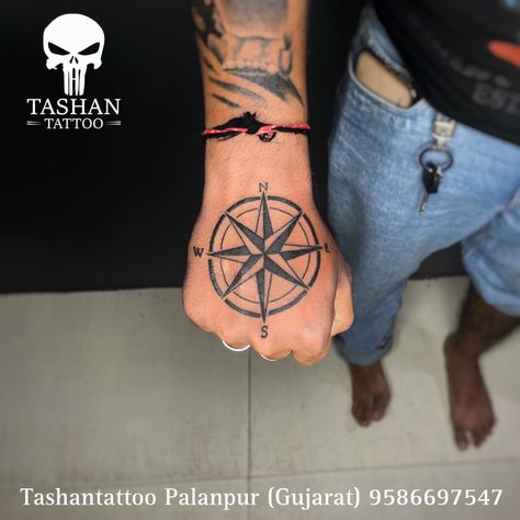 TashanTattoo
AshokTattooWala
S.4.5,Tirupati plaza
Opp. New bus stand
Near gd modi collage
Palanpur (gujrat)
9586697547
9687533310 Compass Tattoo, Hand Tattoos, Compass, Tattoos, Pins, Quick Saves