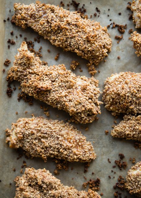 Pecan Crusted Chicken Breast, Coconut Chicken Tenders, Almond Crusted Chicken, Crusted Chicken Breast, Homemade Chicken Tenders, Pecan Crusted Chicken, Crusted Chicken Tenders, Apple Cider Vinegar Chicken, Honey Mustard Recipes