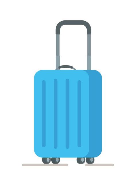 Vector illustration of an isolated suitcase with personal belongings. Suitcase Illustration, Vector Infographic, Logo Design Art, Infographic Template, Personal Belongings, Travel Illustration, Infographic Templates, Design Art, Flight