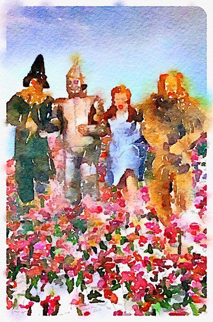 Wizard Oz, Oz Tattoo, Wizard Of Oz 1939, Fantasy Wizard, The Wonderful Wizard Of Oz, Land Of Oz, Brick Road, Middle School Art, Over The Rainbow