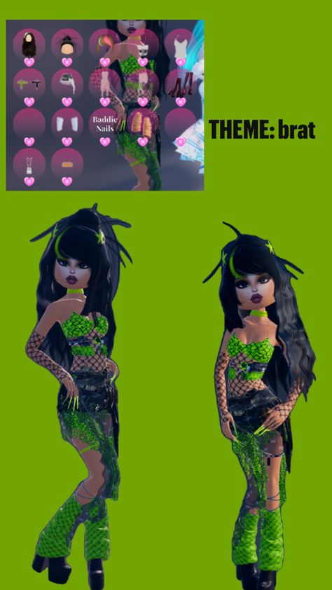 Dress to impress outfit inspiration for brat Brat Dress To Impress Outfit, Brat Dress To Impress, Brat Outfits, Dti Outfits, Dress To Impress, Outfit Inspirations, Outfit Ideas, Quick Saves