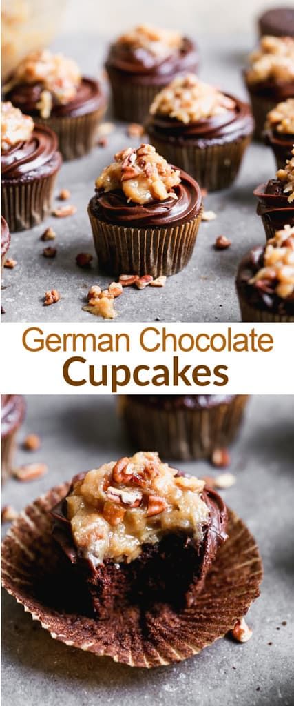 German Kuchen Recipes, Custard Frosting, Kuchen Recipes Germany, Molten Cakes, German Chocolate Frosting, German Chocolate Cupcakes, Pecan Frosting, Caramel Custard, Awesome Desserts