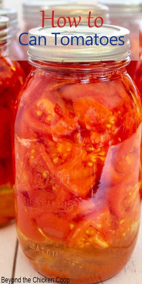 Canned Tomato Recipes, Can Tomatoes, Canning Tomatoes Recipes, Tomato Harvest, Canning Whole Tomatoes, Home Canning Recipes, Canning Vegetables, Canning Food Preservation, Canning Tips