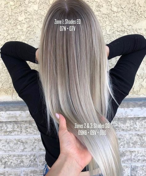 Redken shared a post on Instagram: “#RedkenFact: Shades EQ Gloss 09V Platinum Ice is the #1 best-selling shade. Here's what stylists…” • Follow their account to see 4,732 posts. The Perfect Blonde, Redken Hair Color, Best Toner, Redken Hair Products, Redken Shades, Hair Color Formulas, Perfect Blonde, Silver Hair Color, Hair Techniques