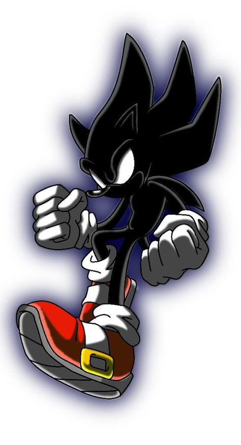 Dark Sonic. Dark Super Sonic, Sonic Free Riders, Black Sonic, Stylo Shoes, Dark Sonic, Sonic Sonic, Sonic Unleashed, Amy The Hedgehog, Sonic Mania