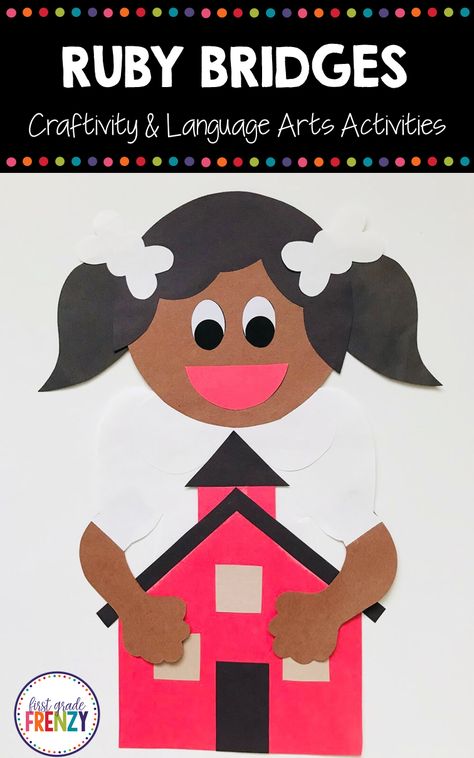 Ruby Bridges Craft, History Art Projects, History Lessons For Kids, Ruby Bridges, Family History Projects, Funny Art History, Nasa History, Art Projects For Kids, Language Art Activities