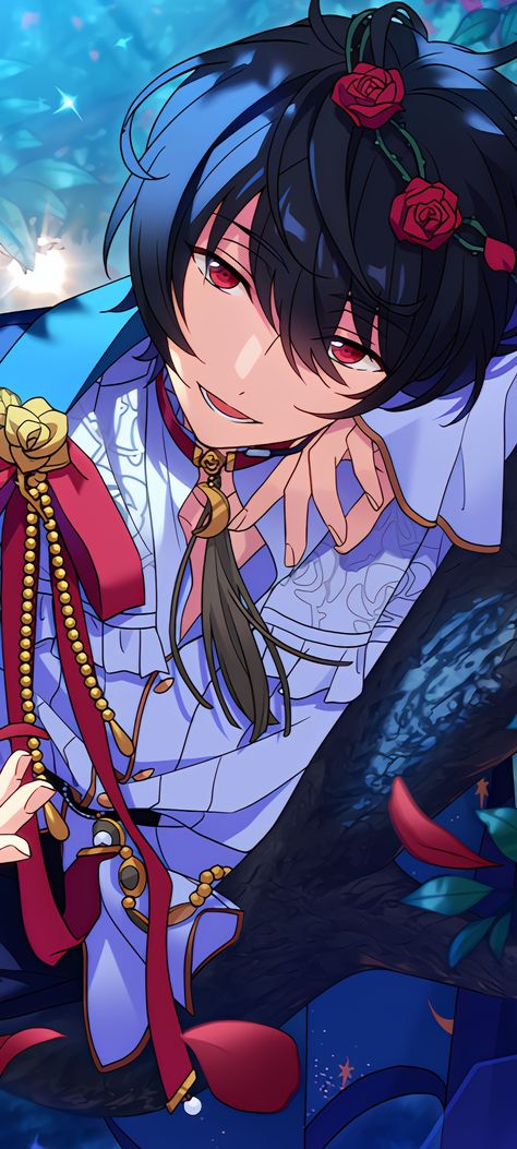 Ritsu Sakuma Wallpaper Ritsu Sakuma Wallpaper, Ritsu Sakuma, Star Wallpaper, Ensemble Stars, Music Star, Handsome Anime, Character Inspiration, Collage, Stars