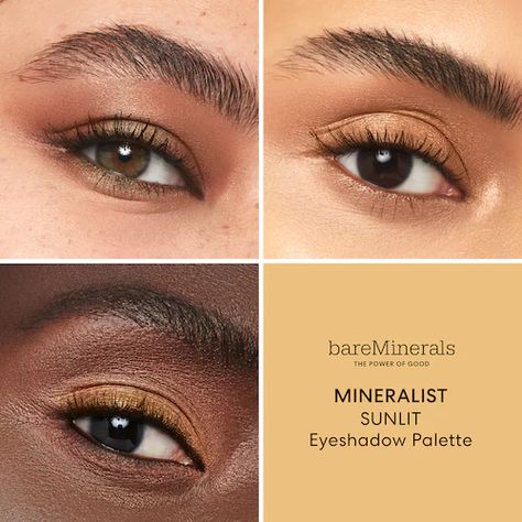 MINERALIST Eyeshadow Palette - bareMinerals | Sephora Long Lasting Eyeliner, Lower Lashes, Bare Minerals, Cruelty Free Makeup, Olive Fruit, Waterproof Eyeliner, Avocado Oil, Clean Beauty, Eyeshadow Palette