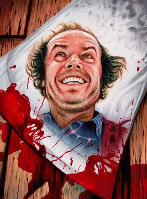 Jack Torrence from The Shining flimed about 50miles from me.. Horror Things, Patch Ideas, Character Artwork, Here's Johnny, Horror Stuff, Horror Artwork, Horror Movie Art, Photo Awards, Art Attack